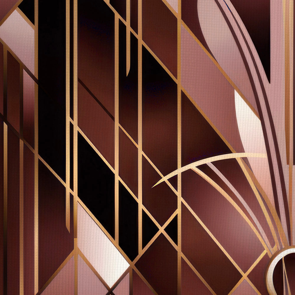 Sik Scarf Jewel of Art Deco - Jasper