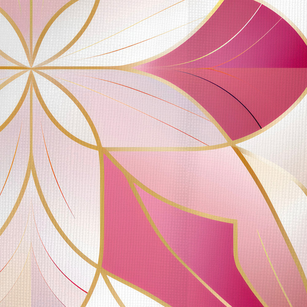 100% Silk Scarf - Original Art  Silk Scarf - Jewel of Art Deco - Rose Quartz