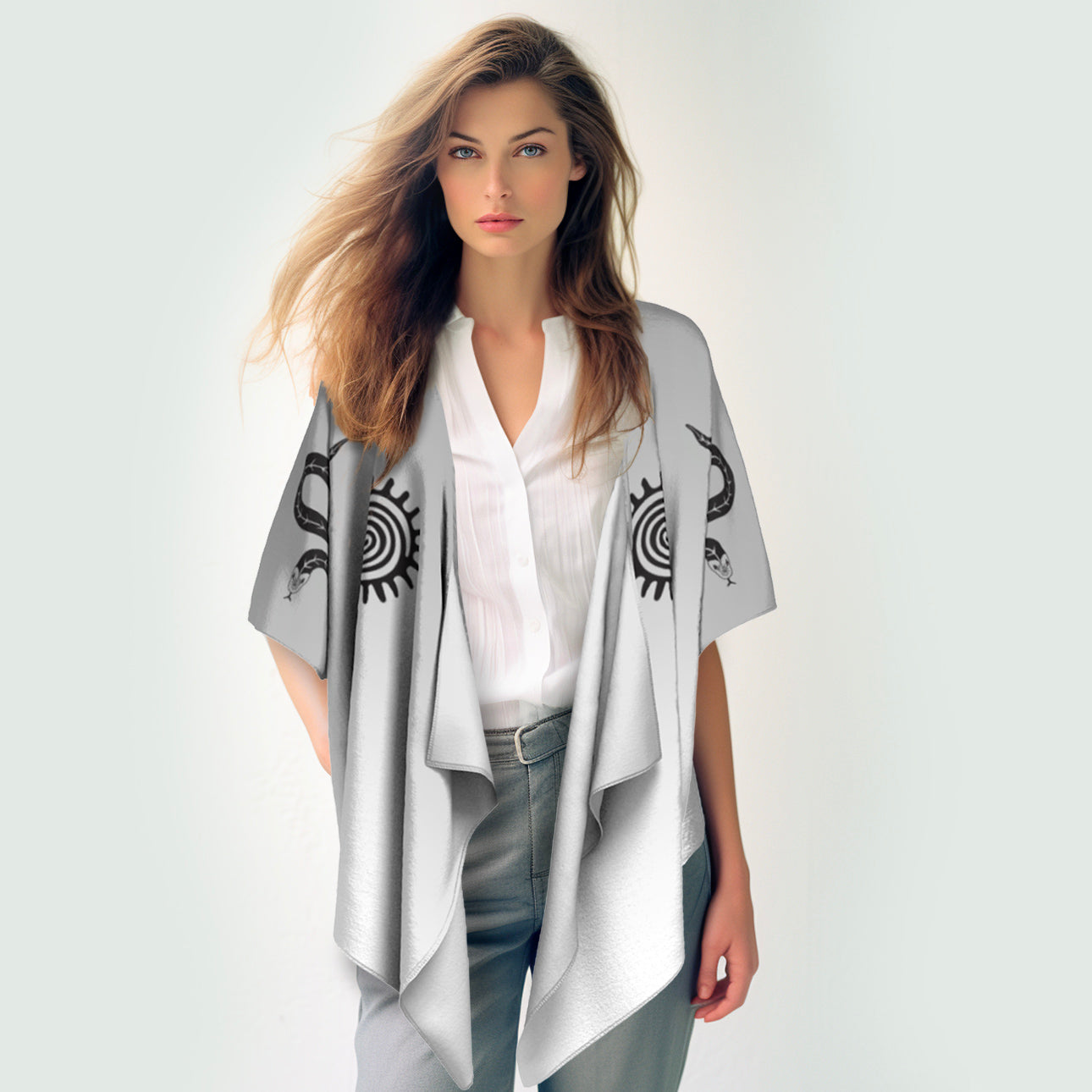 Mystic Moon Silk Kimono