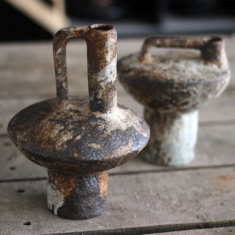 Wabi Sabi Essence - Rustic Handmade Vases