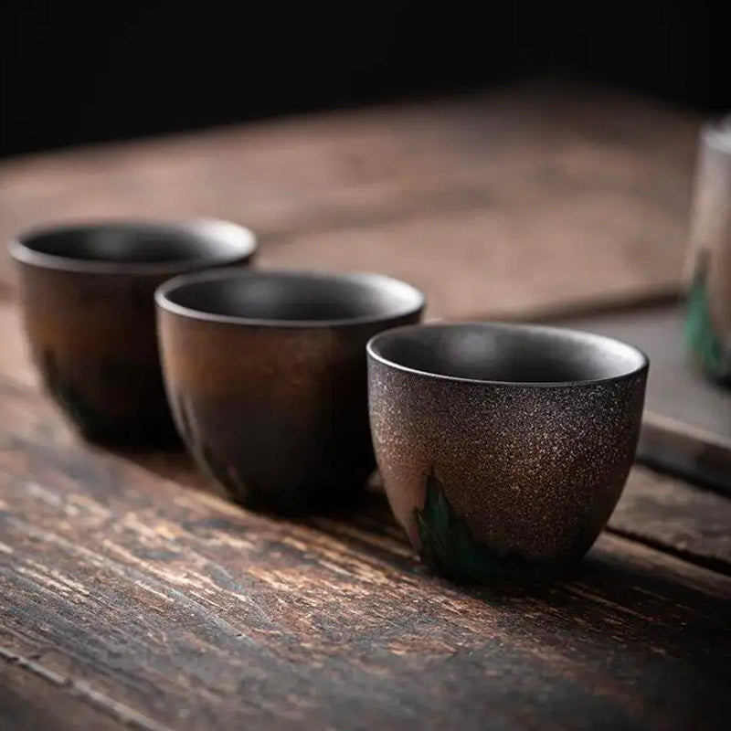 Wabi Sabi Japanese Ceramic Teacup