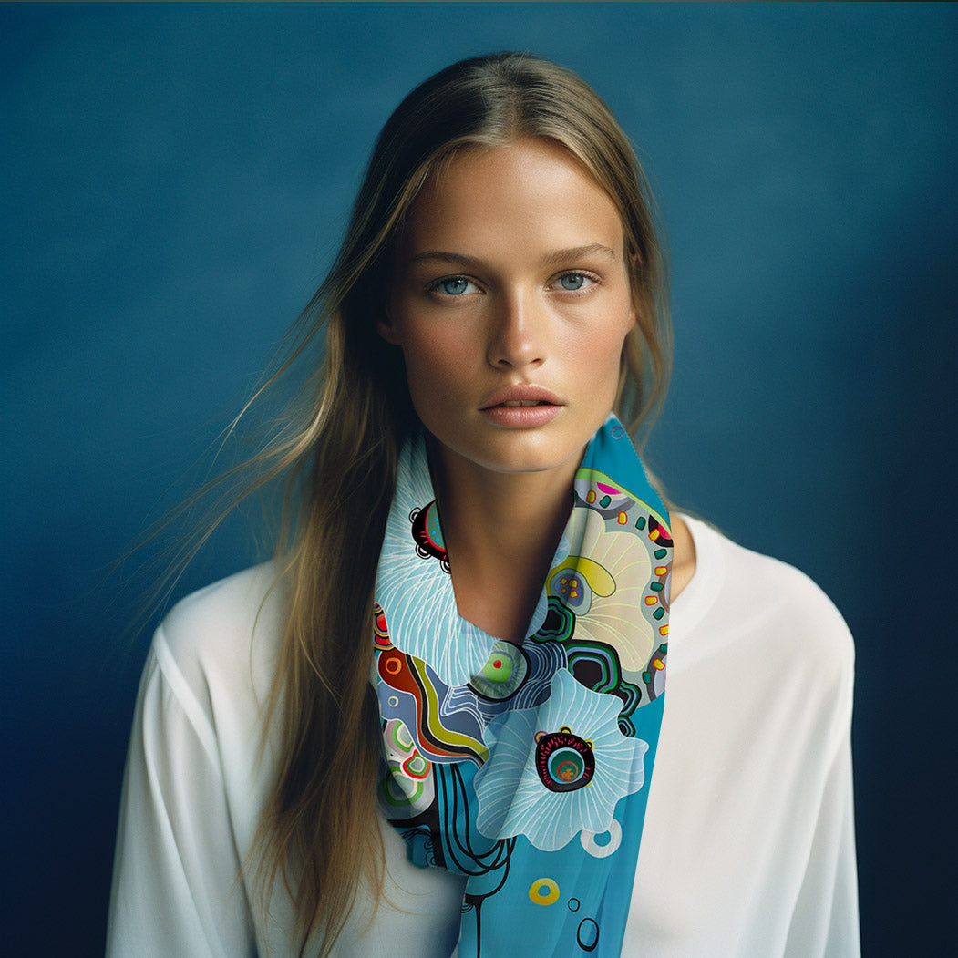The Life of the Flower - Silk Scarf