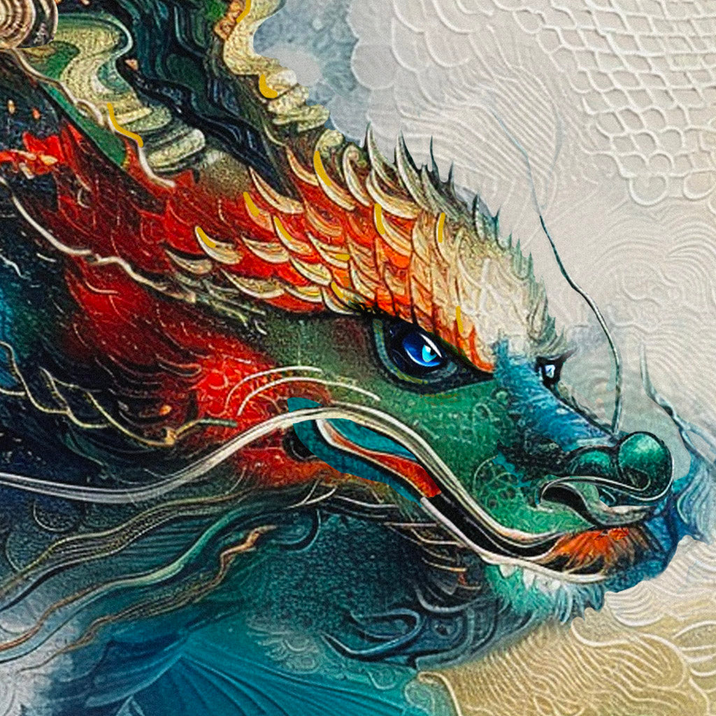 silk scarf, pure silk scarf, power dragon scarf, dragon silk scarf