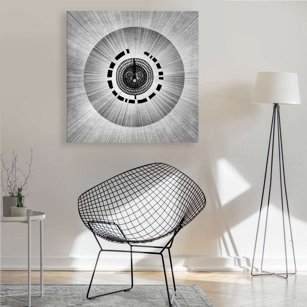 Nine Dimensions Abstract Art - Spirited Presence Canvas