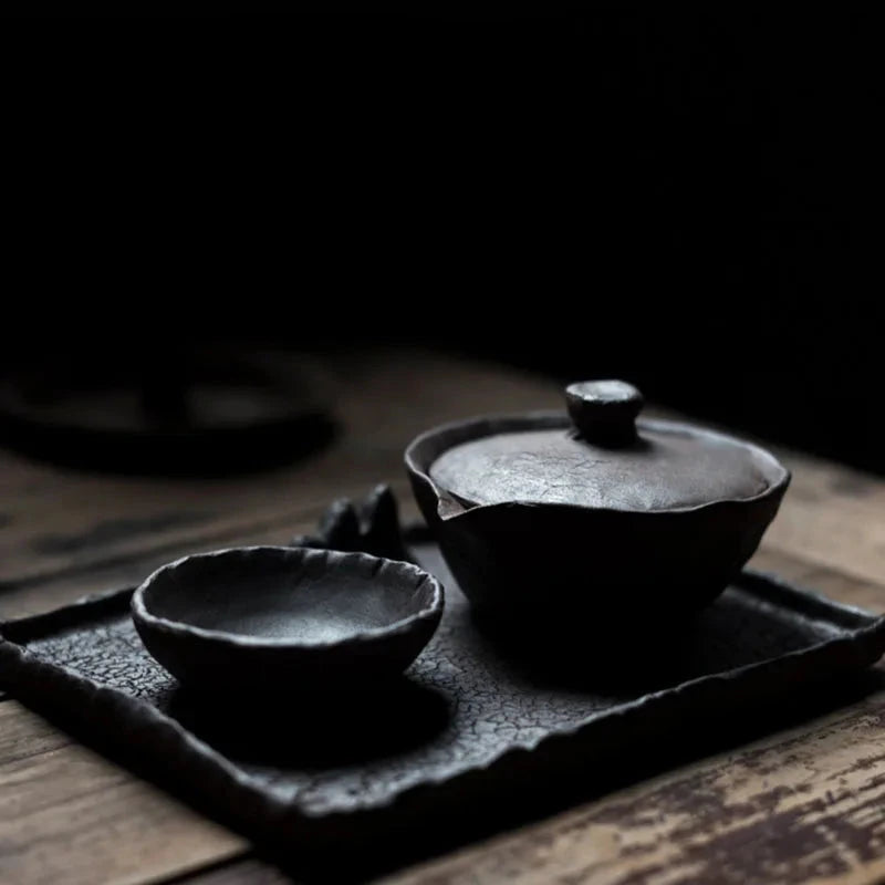 Wabi Sabi Zen Harmony Ceramic Bowl  for Tea Ceremonies