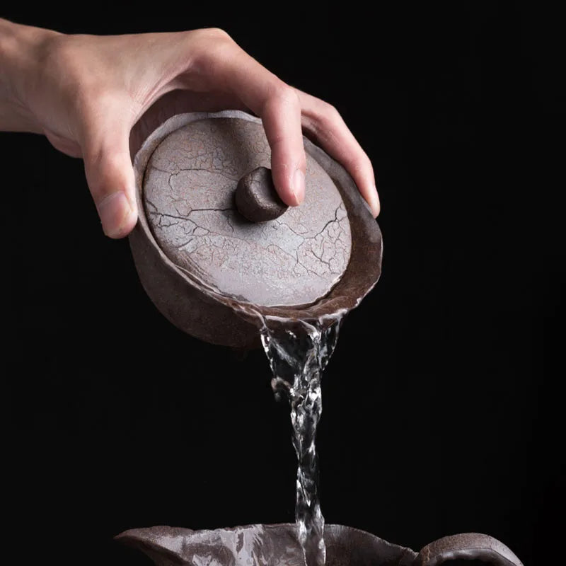 Wabi Sabi Zen Harmony Ceramic Bowl  for Tea Ceremonies