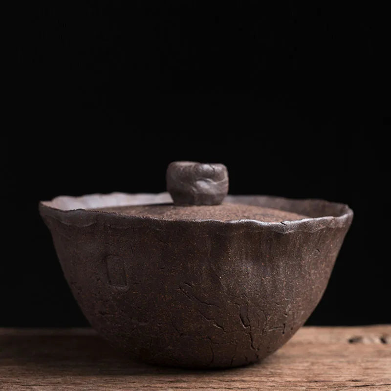 Wabi Sabi Zen Harmony Ceramic Bowl  for Tea Ceremonies