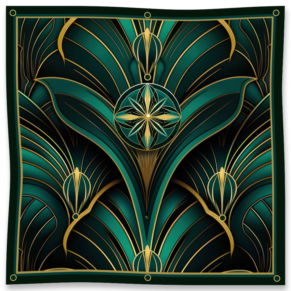 Jewels of Art Deco - Emerald-Flower