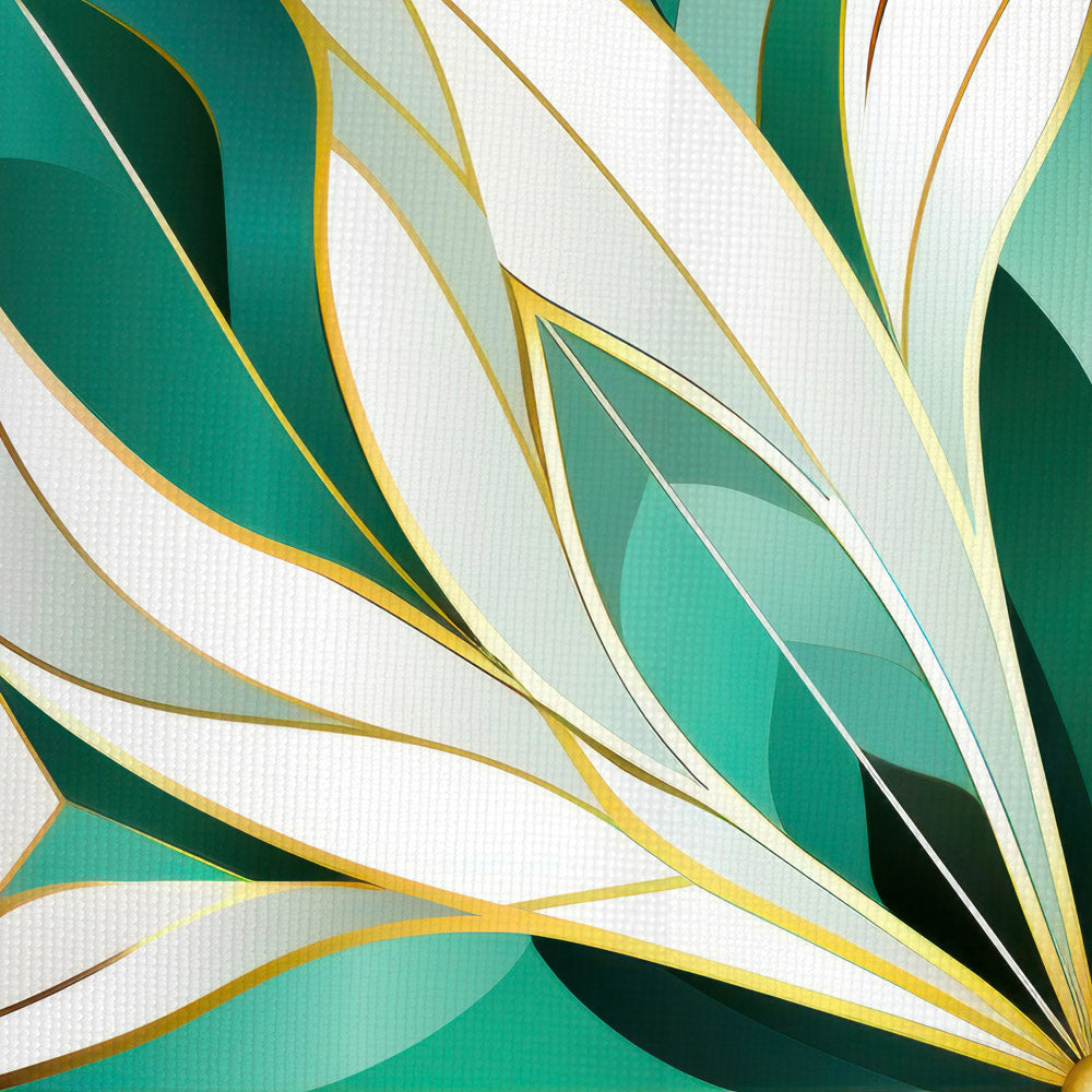 Jewels of Art Deco - Jade - Pure Natural Silk Scarf