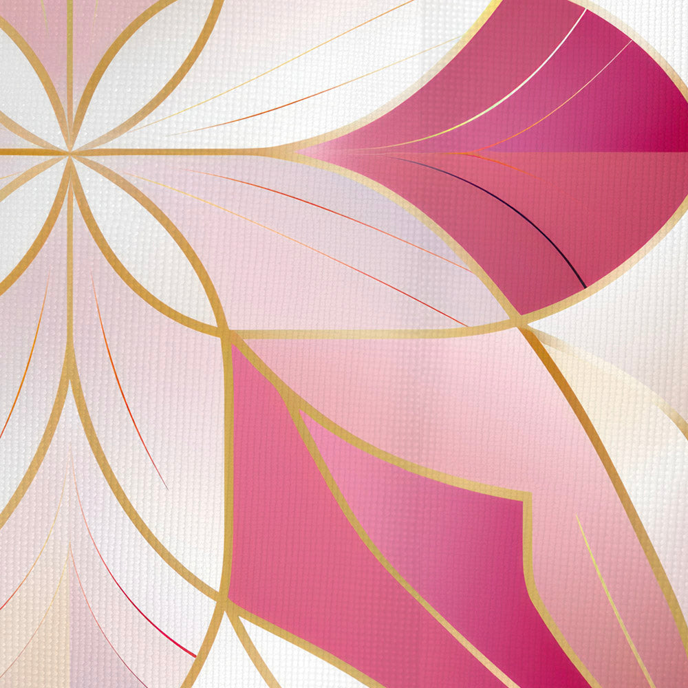 100% Silk Scarf - Original Art  Silk Scarf - Jewel of Art Deco - Rose Quartz 