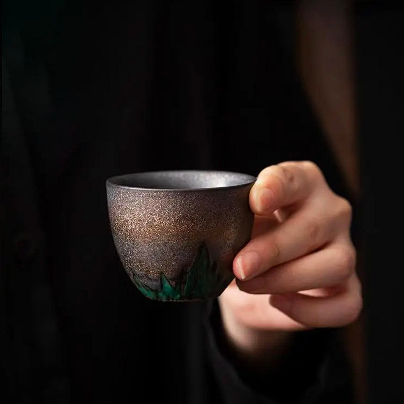 Wabi Sabi Japanese Ceramic Teacup