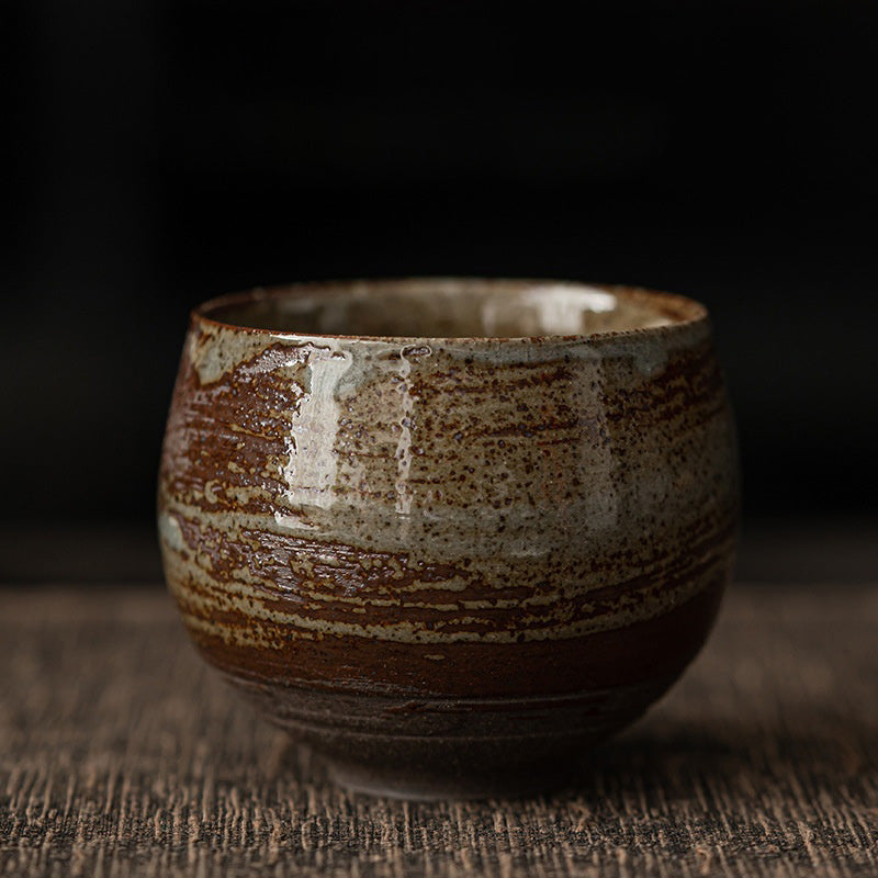 Wabi  Sabi Japanese Style Handmade Stoneware Tea Cup