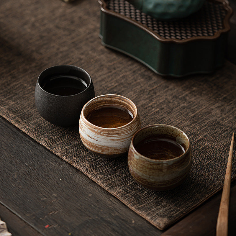 Japanese Style Handmade Stoneware Tea Cup