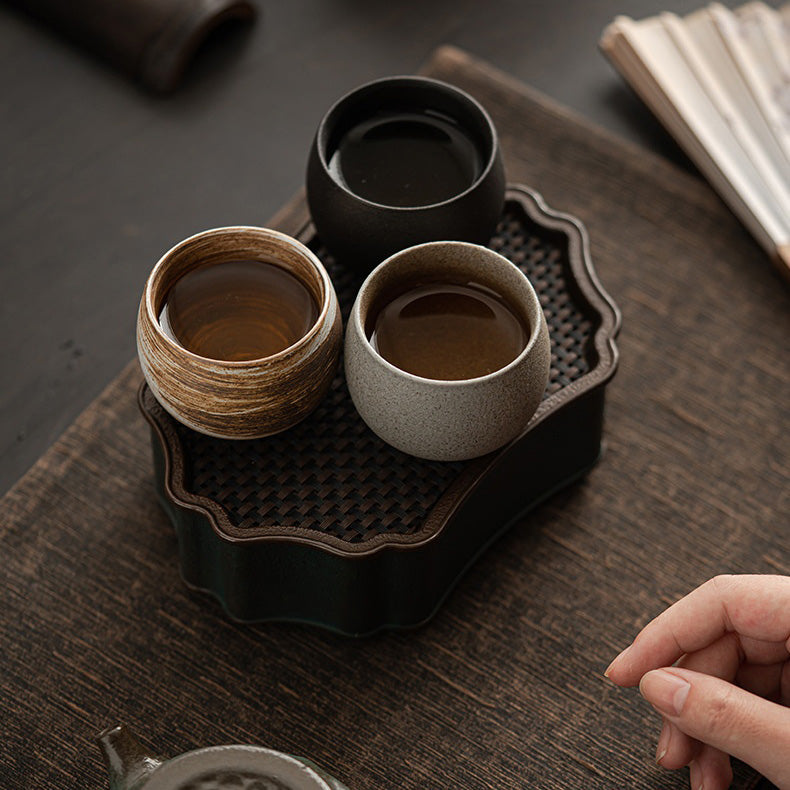 Japanese Style Handmade Stoneware Tea Cup