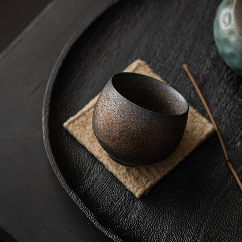 Japanese Style Handmade Stoneware Tea Cup